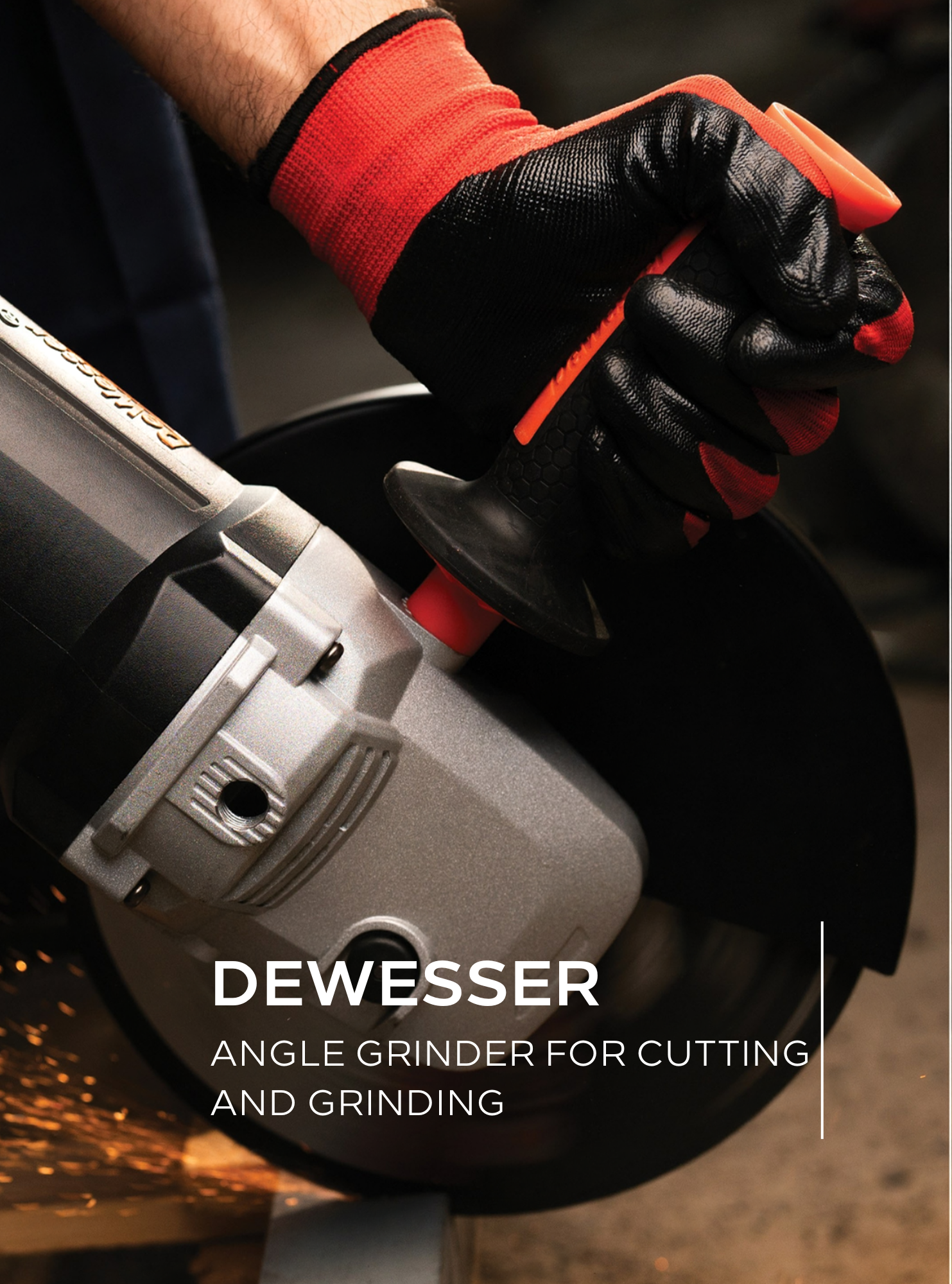 DEWESSER ANGLE GRINDER FOR CUTTING AND GRINDING